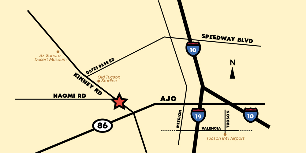 Map of Cat Mountain Lodge and Roadside Inn