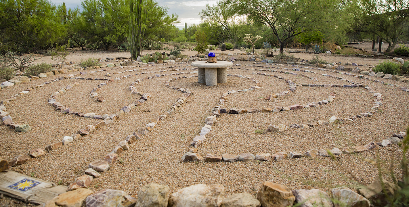 Labyrinth at the Cat Mountain Lodge