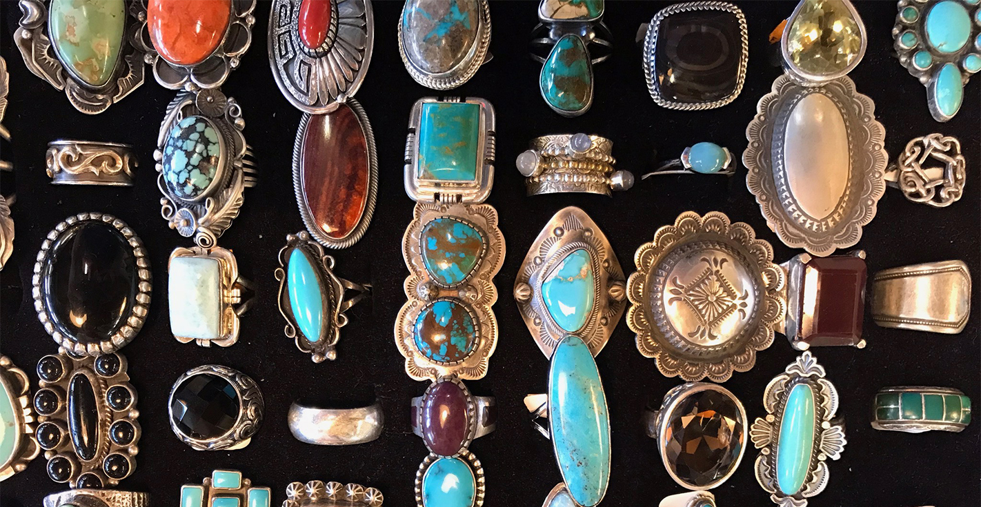 Turquoise jewelry at Buffalo Trading Post