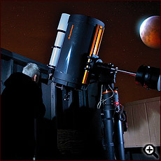 Stargazing at Spencer's Observatory located at Cat Mountain Lodge