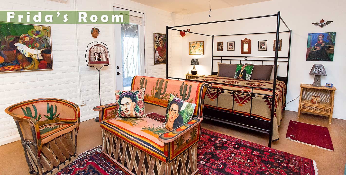 Frida's Room interior at Cat Mountain Roadside Inn